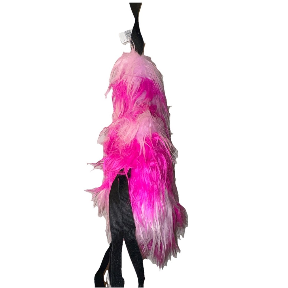 Disney Parks Cheshire Cat Furry Tail Costume Alice In Wonderland Pink Stripe NWT - Picture 4 of 11